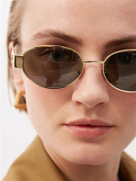 celine round metal sunglasses|Celine sunglasses nordstrom.